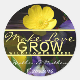 Faça o amor crescer os adesivos