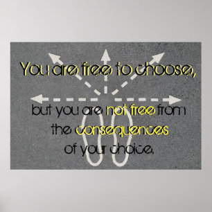 Faça o bom poster das escolhas