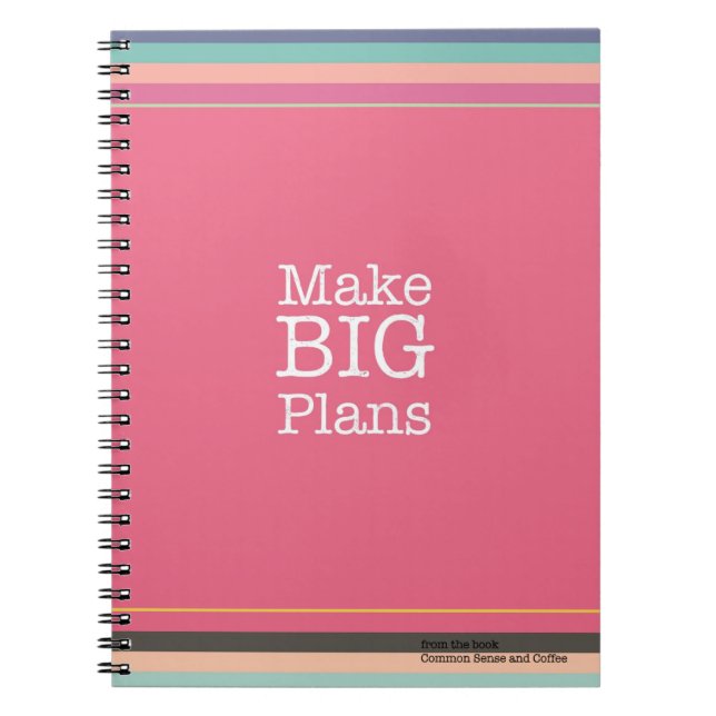 Faça o caderno grande dos planos (Frente)