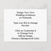 Faça o Design nos seus próprios Convites de casame