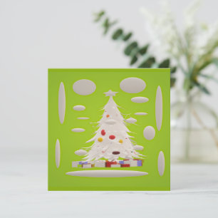 Faça o excelente de Natal de novo uma neve verde p