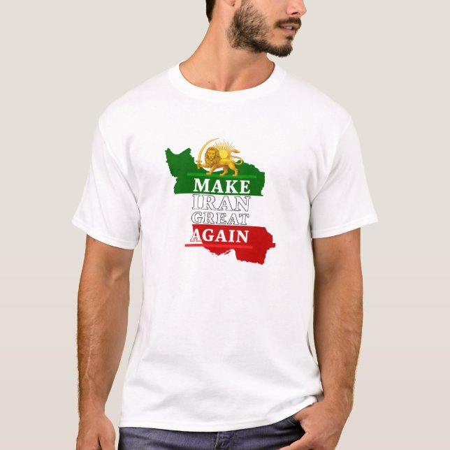 Faça o Irã Excelente de novo na camiseta (Frente)