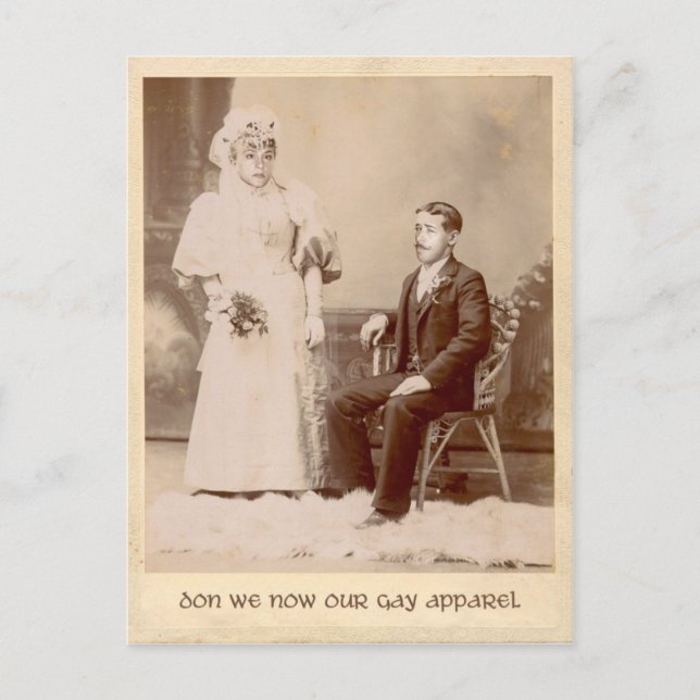 Faça o nosso cartão postal de feriado de Roupa de  (Frente)