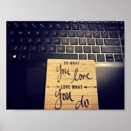 FAÇA O QUE VOCÊ ADORA FAZER POSTER