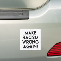 Faça o racismo errado de novo! Protesto Anti-Racis