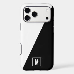 Faça o Seu Próprio Presente Monogramado Preto e Br
