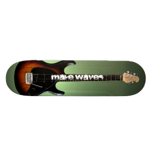 Faça o skate do lançador da guitarra das ondas