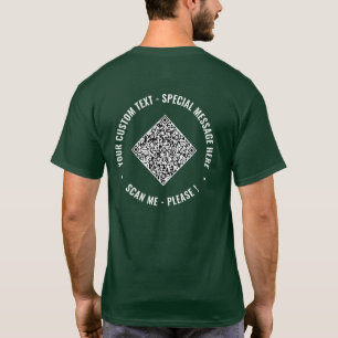 Faça o Upload do Seu Exemplo de Camiseta de Texto