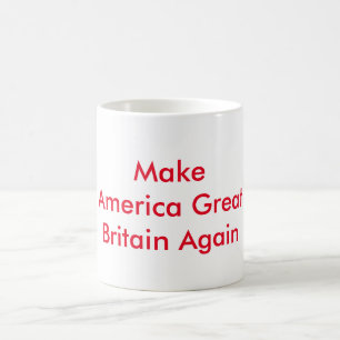 Faça o vermelho da caneca de café de América Gr
