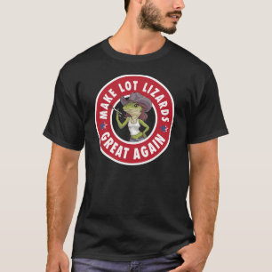 Faça os Lagartos do Lote Grande Novamente Camisa d