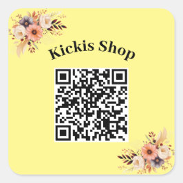 Faça seu próprio adesivo de código QR da empresa