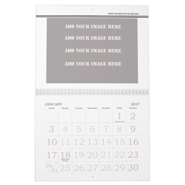 Faça seu próprio calendário 2012 do viagem (Jan 2027)