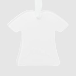 Faça seu próprio camiseta acrílica ornamento dado