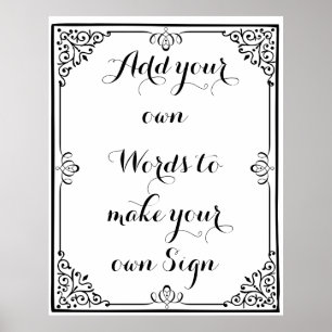 Faça seu próprio poster para o seu partido