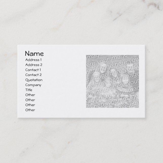 Faça seus próprios cartões de visitas (Frente)