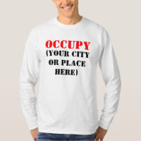 Faça seus próprios ocupar a camisa