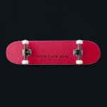 Faça sua Marca Goji Berry moderno skate<br><div class="desc">Aumente sua marca com o skate Moderno Goji Berry - totalmente personalizável com seu logotipo, slogan ou design. A rica matiz goji berry adiciona um toque ousado e moderno, enquanto as rodas lisas e o pavimento durável oferecem desempenho. Perfeito para promos, eventos ou equipamentos de equipe de marca. Faça sua...</div>