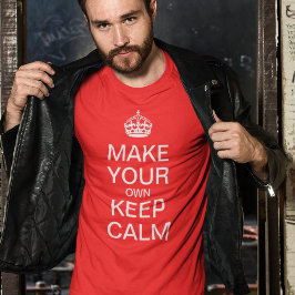 Faça Sua Própria Camiseta Keep Calm