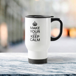 Faça sua própria Caneca de viagem calma