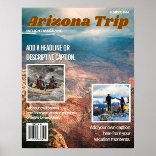 Faça sua própria capa de pôster de revista de bord