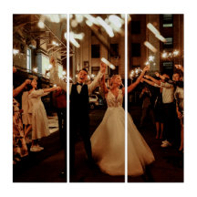 Faça Sua Própria Foto De Casamento Triptych, Casam