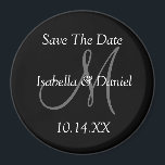 Faça sua própria Imã salve a data<br><div class="desc">Visite o Artístico PoStage. Esses modelos Imã salve o dia podem ser facilmente personalizados ou personalizados pelo casal feliz. As opções de personalização e personalização incluem fotos,  fotos,  um monograma ou monogramas e/ou os nomes da noiva e do noivo.</div>