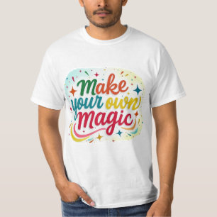 Faça sua própria magia - Design de camiseta Inspir