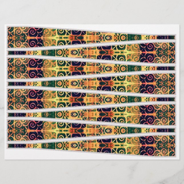 Faça suas próprias Miçangas de papel (Frente)