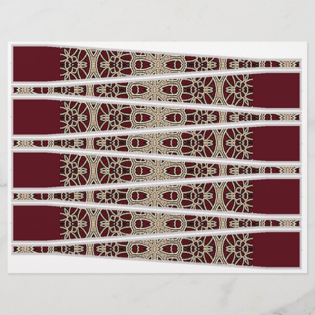 Faça suas próprias Miçangas de papel (Frente)