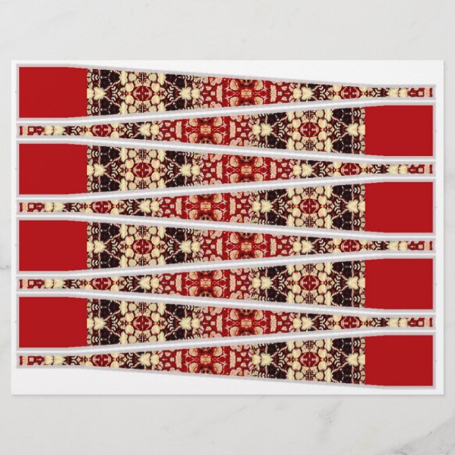 Faça suas próprias Miçangas de papel (Frente)