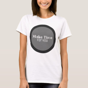 Faça tempo para sua camiseta