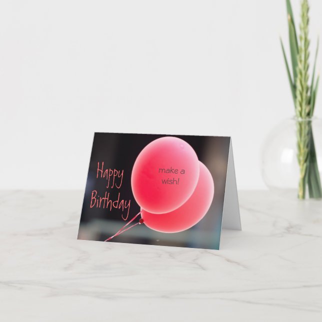 Faça um Cartão de Aniversário Desejo (Frente)