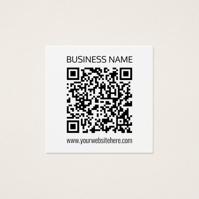 Faça um Código QR Empresarial Instantaneamente e T (Frente)