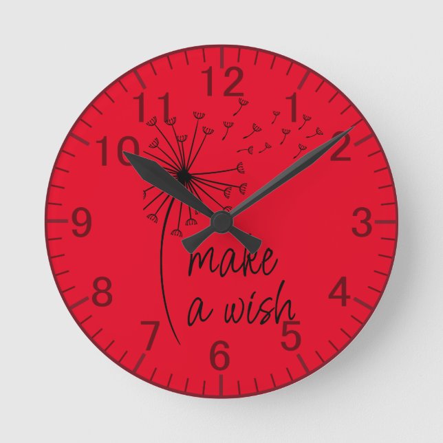 Faça um Relógio de Dandelion Wish. (Frente)