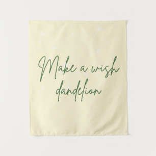 Faça uma tapeçaria Wish Dandelion