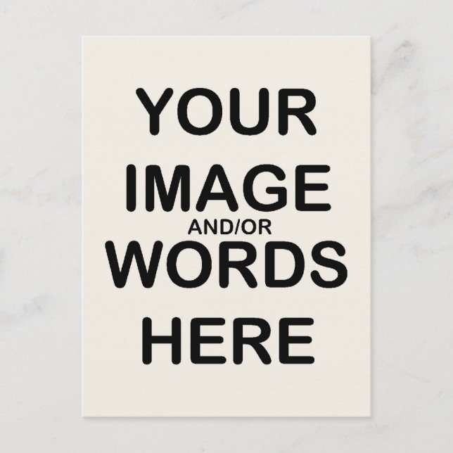 Faça você mesmo ~ Cartão postal / Convite / RSVP (Frente)