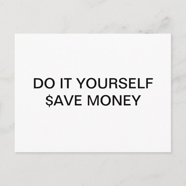 Faça você mesmo ~ Cartão postal / Convites (Frente)