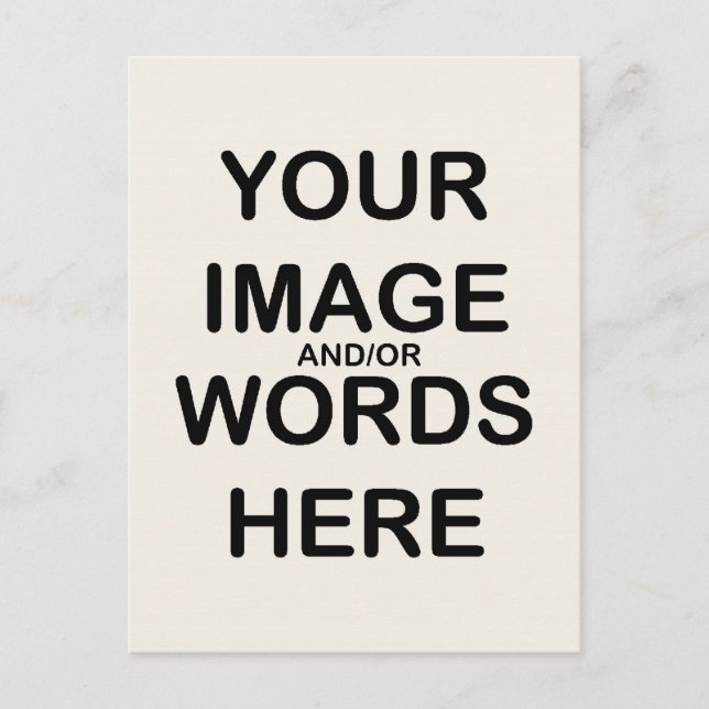 Faça você mesmo ~ Cartão postal / Obrigado Cartões (Frente)