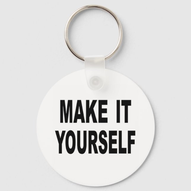 Faça você mesmo um Chaveiro personalizado (Frente)