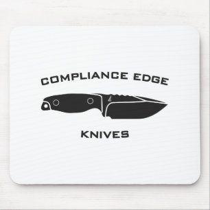 Facas Mousepad da borda da conformidade