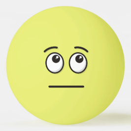 Face com Bola de ping pong de Olhos Rolantes