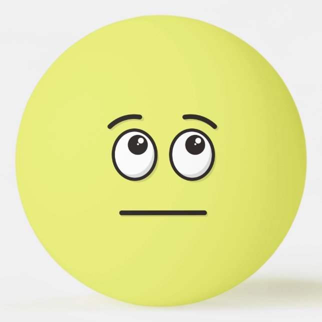 Face com Bola de ping pong de Olhos Rolantes (Frente)