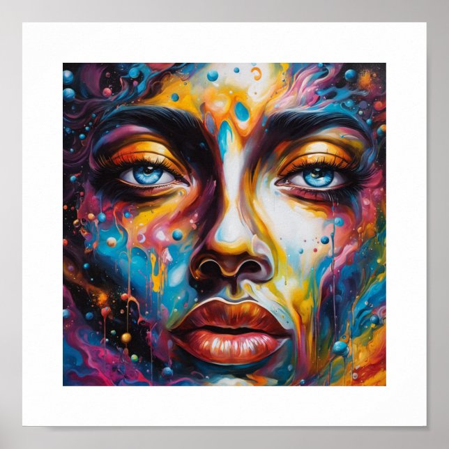 Face de Deus Poster (Frente)