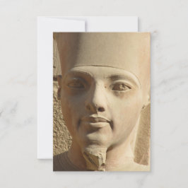 Face de Tutankhamun - Cartão de Saudação Simples