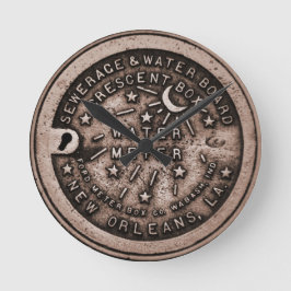 Face do relógio do cobrir do medidor de água de