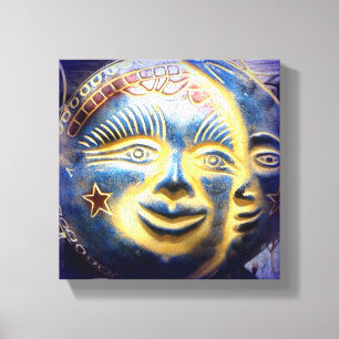 face do sol/ face da lua canvas