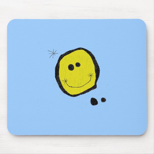 face feliz surreal mousepad (Frente)