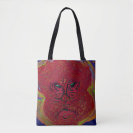 Face of a Flame Medium Tote Bag