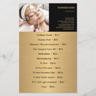 FACE TREATTS Beauty Salon flyer