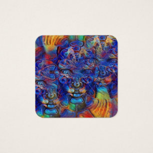 faces abstrato fractais